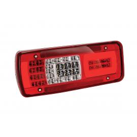 Rear lamp LED Left, License plate, HDSCS 8 pin side conn IVECO